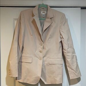 Talbots Women's Cream Blazer 8